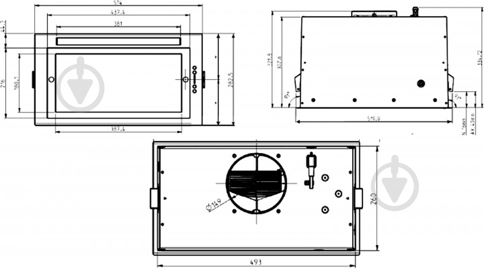 Вытяжка Elica LANE IX/A/52 - фото 5
