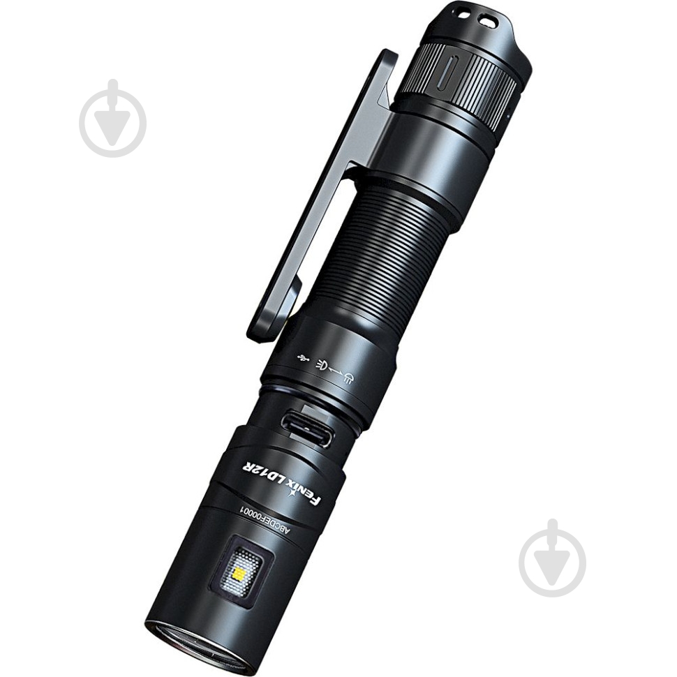 Ліхтар тактичний Fenix LD12R чорний - фото 2 Ліхтар тактичний Fenix LD12R чорний - фото 2