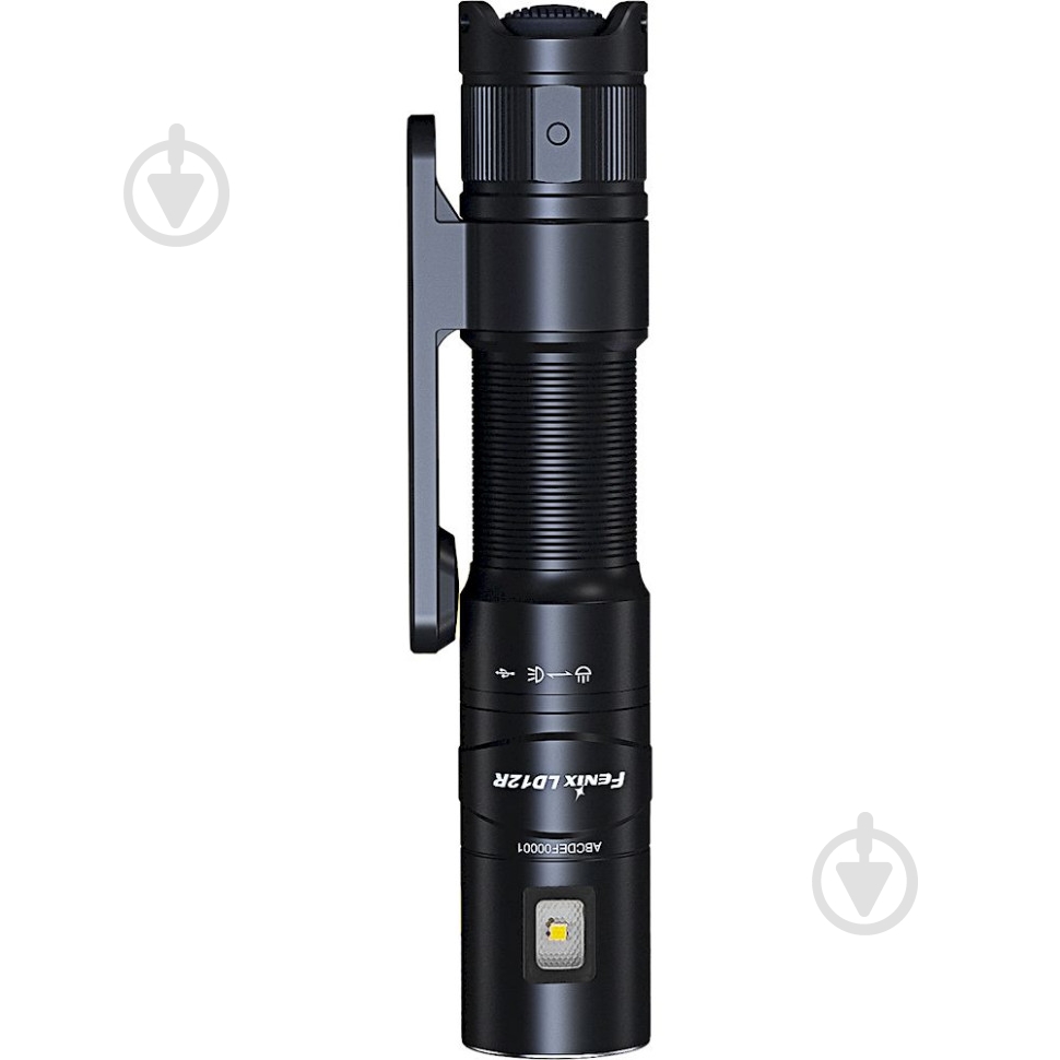 Ліхтар тактичний Fenix LD12R чорний - фото 3 Ліхтар тактичний Fenix LD12R чорний - фото 3