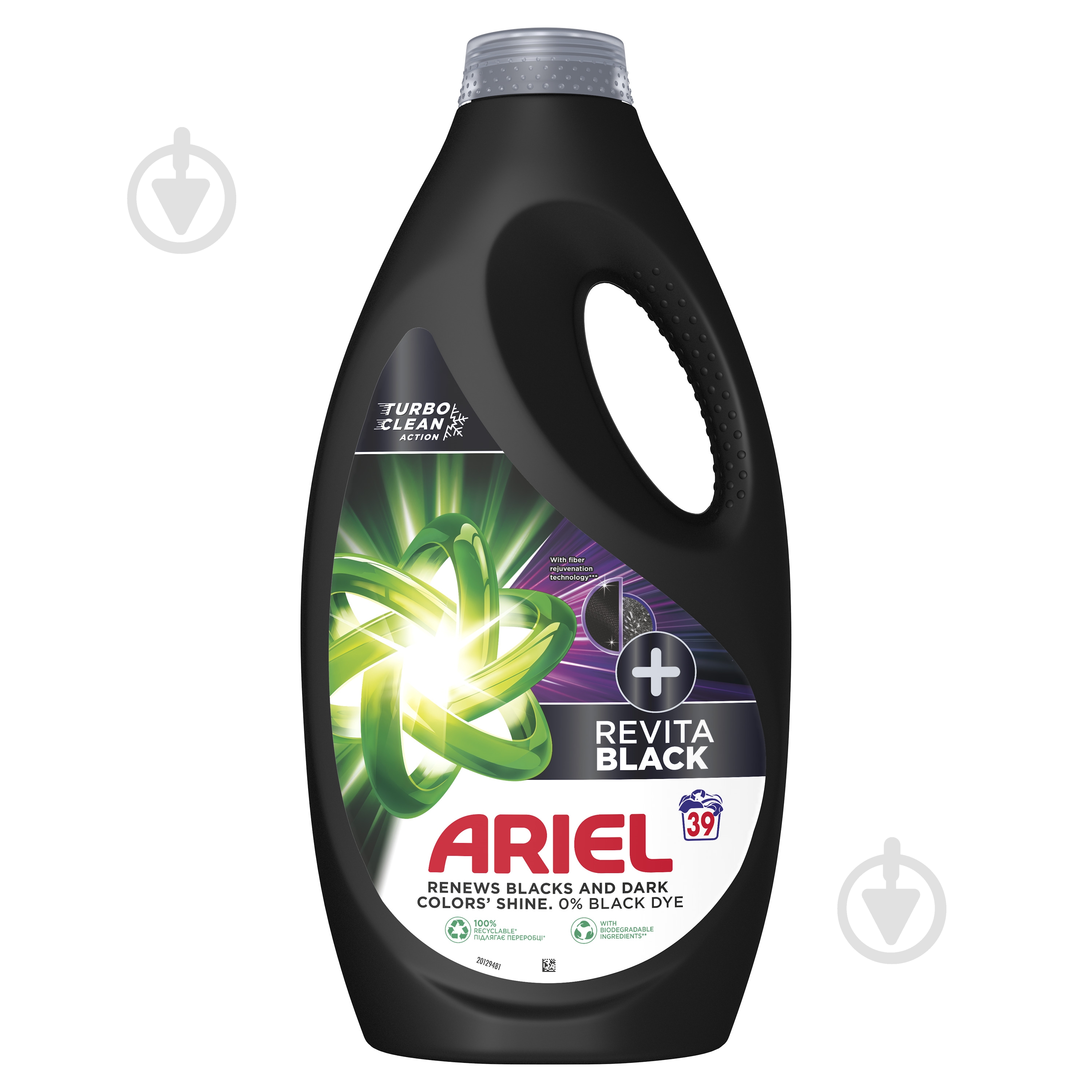 Гель для машинной и ручной стирки Ariel + Revitablack 1,95 л - фото 2