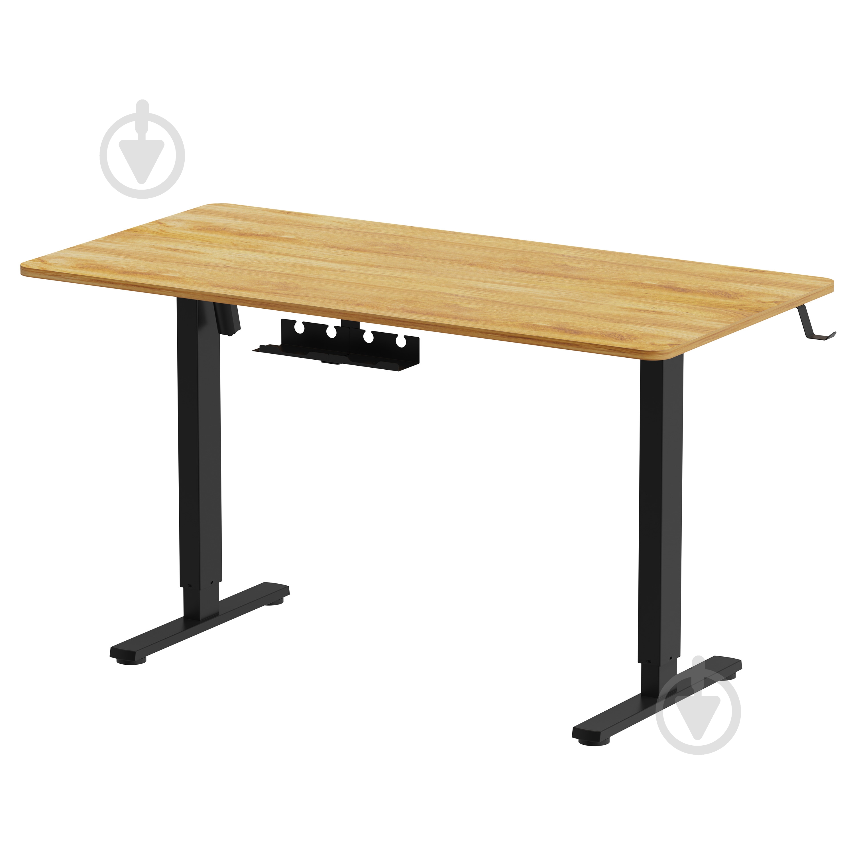 Стол OfficePro ODE1470LW Light Wood/Black - фото 2 Стол OfficePro ODE1470LW Light Wood/Black - фото 2