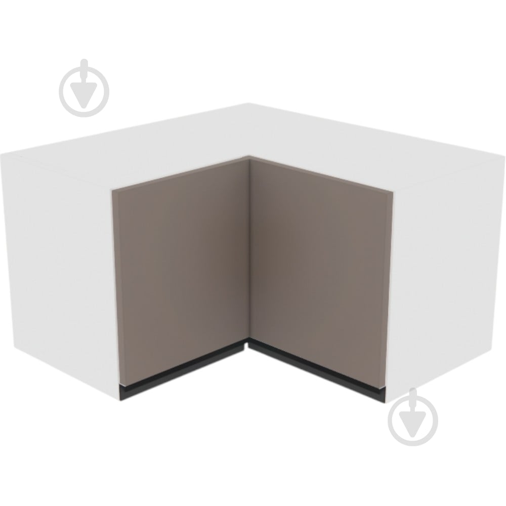 Шкаф Софи (А 60х60 прямой (320) правая) глиняный серый/белый Світ Меблів - фото 1 Шкаф Софи (А 60х60 прямой (320) правая) глиняный серый/белый Світ Меблів - фото 1