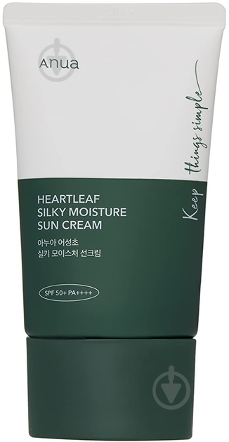 Крем солнцезащитный ANUA для чувствительной кожи лица, SPF 50+ PA++++ 50 мл - фото 1