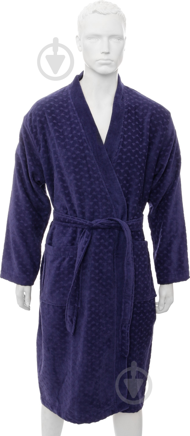 Халат Durutex р. M темно-синий Velour - фото 1