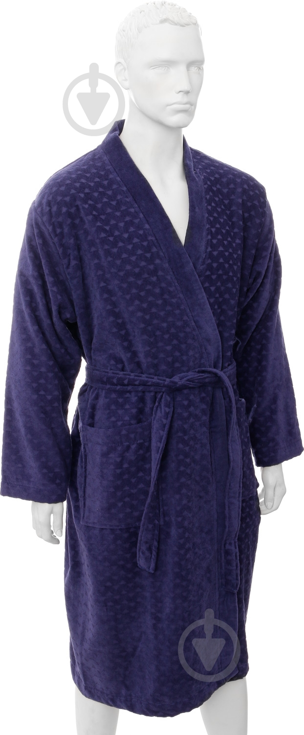 Халат Durutex р. M темно-синий Velour - фото 2