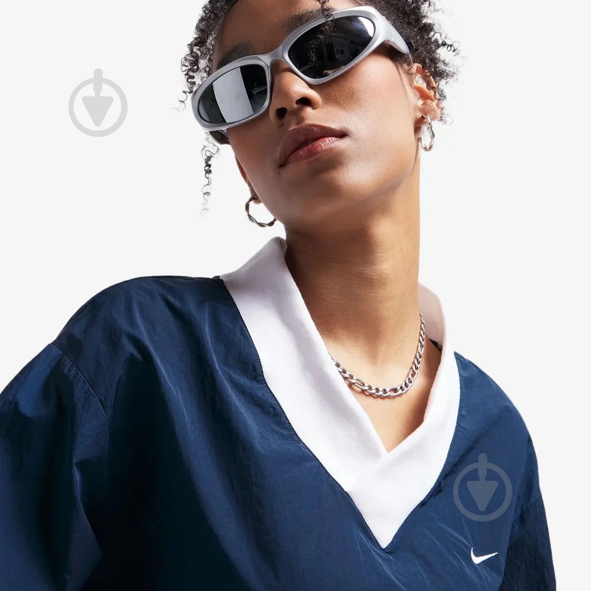 Свитшот Nike W NSW ESSTL WVN UV LS VNCK CRW FV7649-480 р.XS синий - фото 3 Свитшот Nike W NSW ESSTL WVN UV LS VNCK CRW FV7649-480 р.XS синий - фото 3