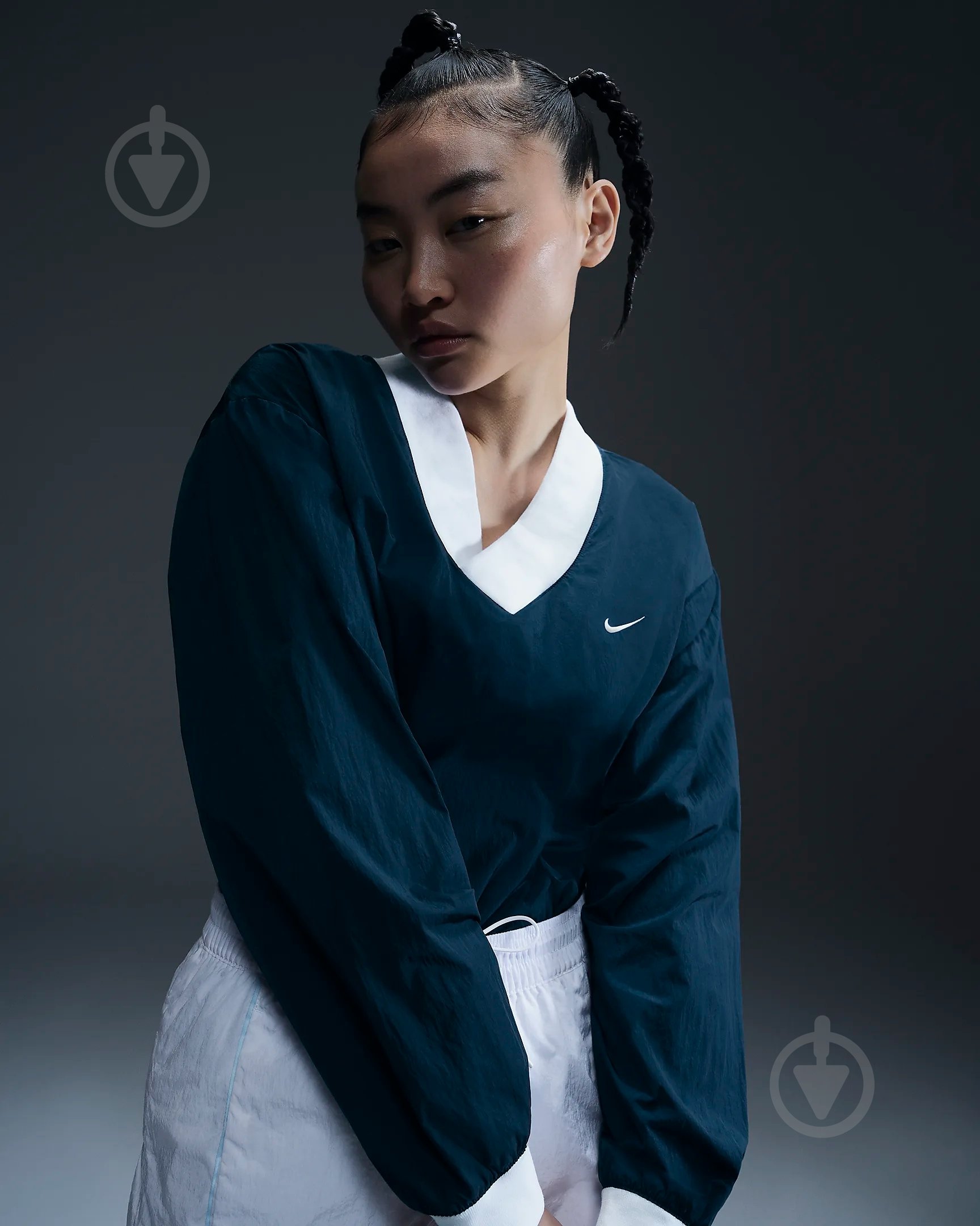 Свитшот Nike W NSW ESSTL WVN UV LS VNCK CRW FV7649-480 р.XS синий - фото 5 Свитшот Nike W NSW ESSTL WVN UV LS VNCK CRW FV7649-480 р.XS синий - фото 5