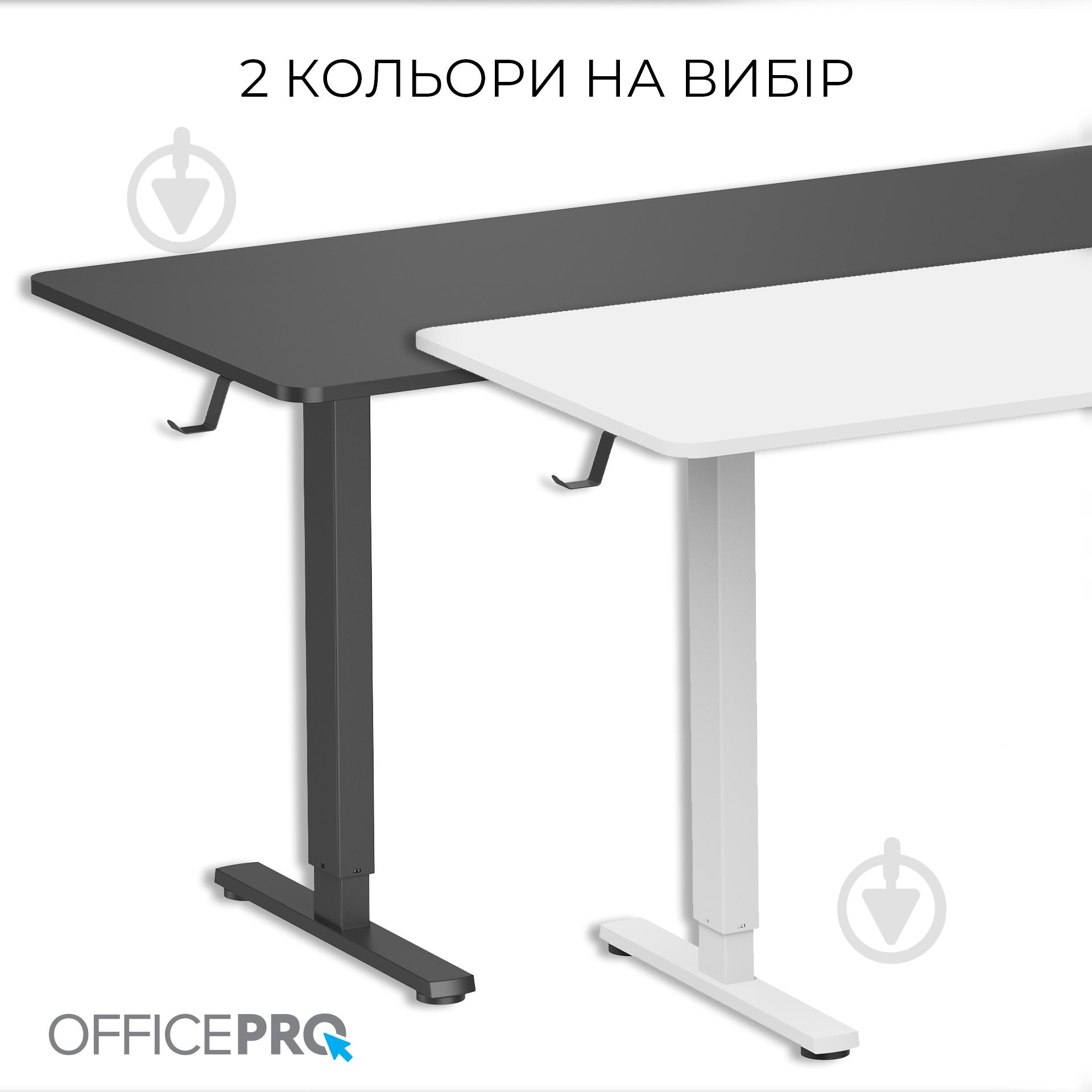 Стіл OfficePro ODE1670B Black - фото 11