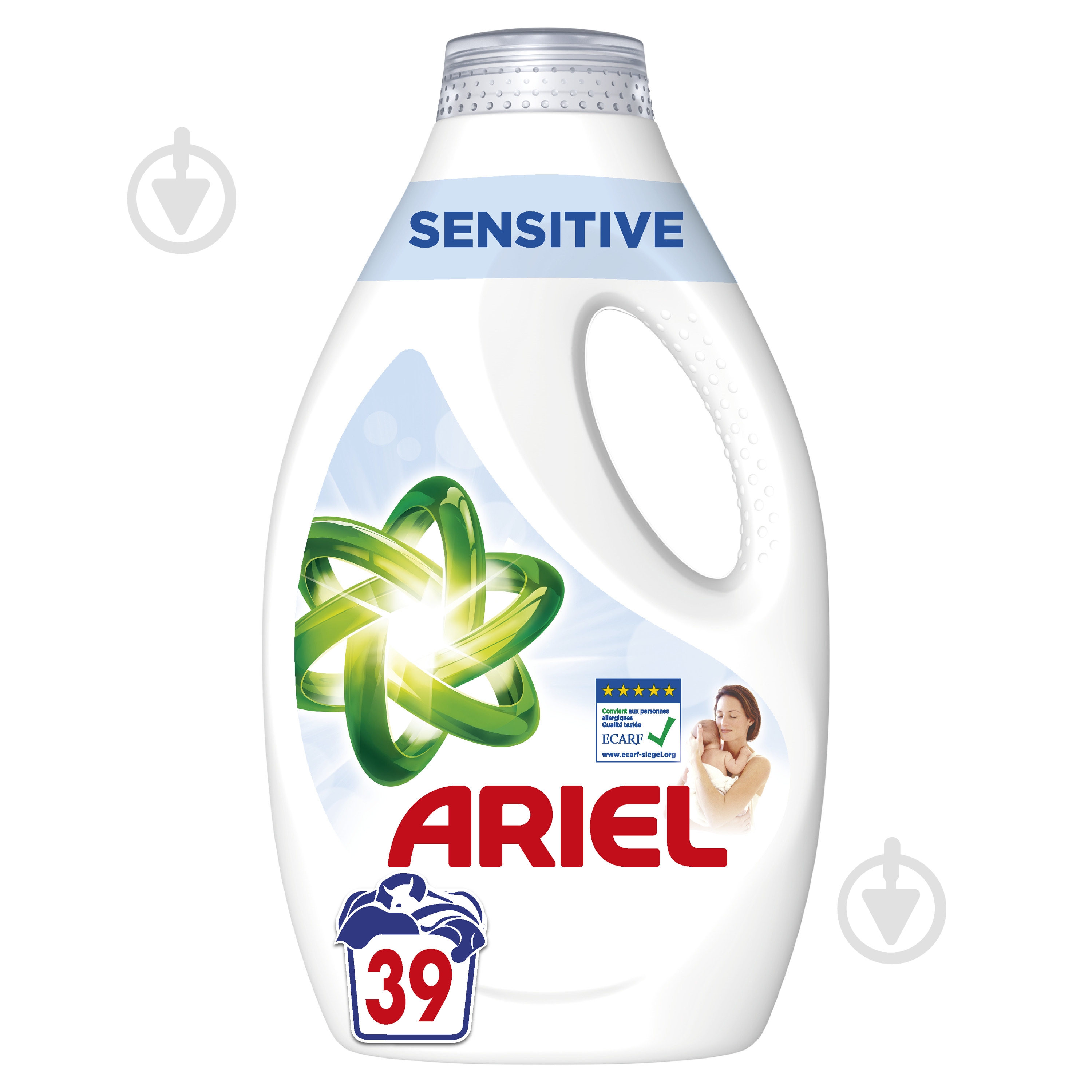 Гель для машинной и ручной стирки Ariel Для чувствительной кожи 1,95 л - фото 1