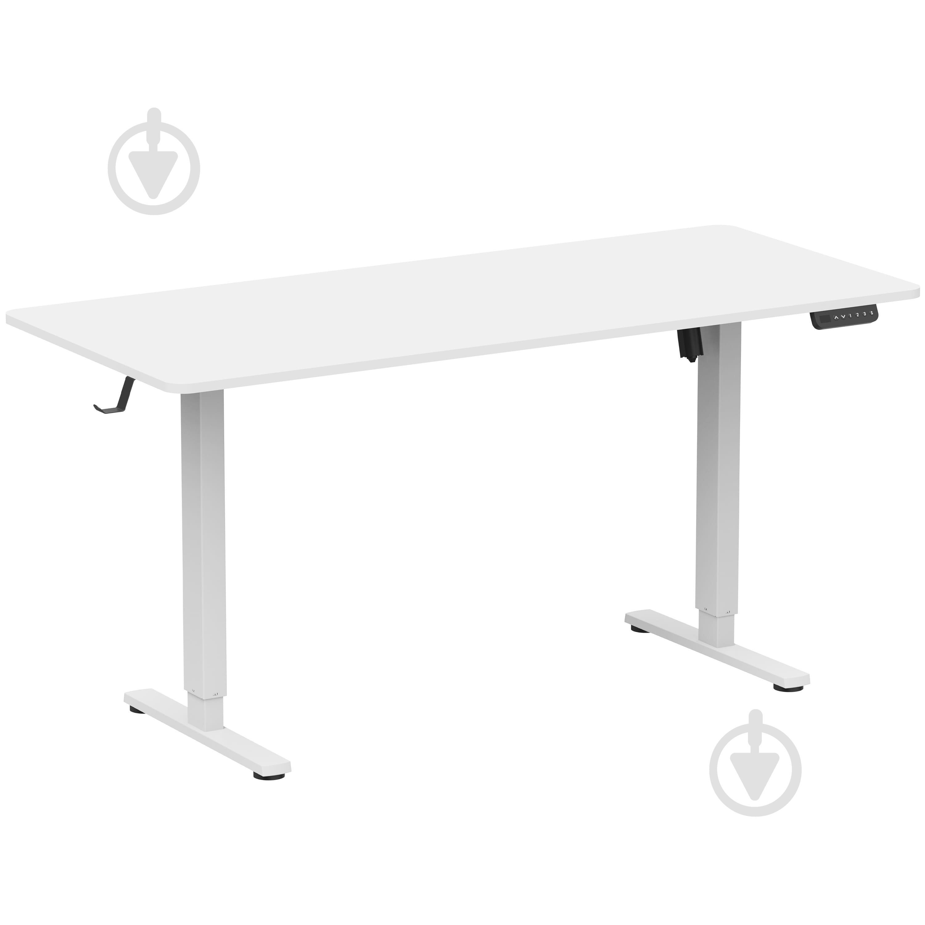 Стол OfficePro ODE1670W White - фото 1