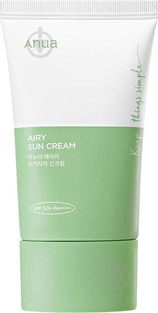 Крем сонцезахисний ANUA Airy Sun Cream 50 мл 50 мл - фото 1 Крем сонцезахисний ANUA Airy Sun Cream 50 мл 50 мл - фото 1