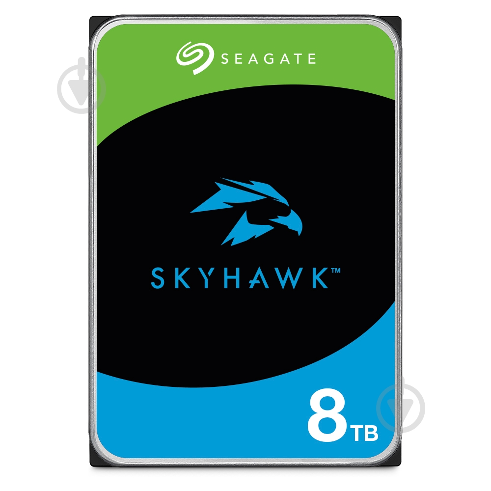 Жорсткий диск Seagate SkyHawk HDD 8TB ST8000VX010 8 ТБ 3,5" SATA III (274277) silver - фото 1 Жорсткий диск Seagate SkyHawk HDD 8TB ST8000VX010 8 ТБ 3,5" SATA III (274277) silver - фото 1