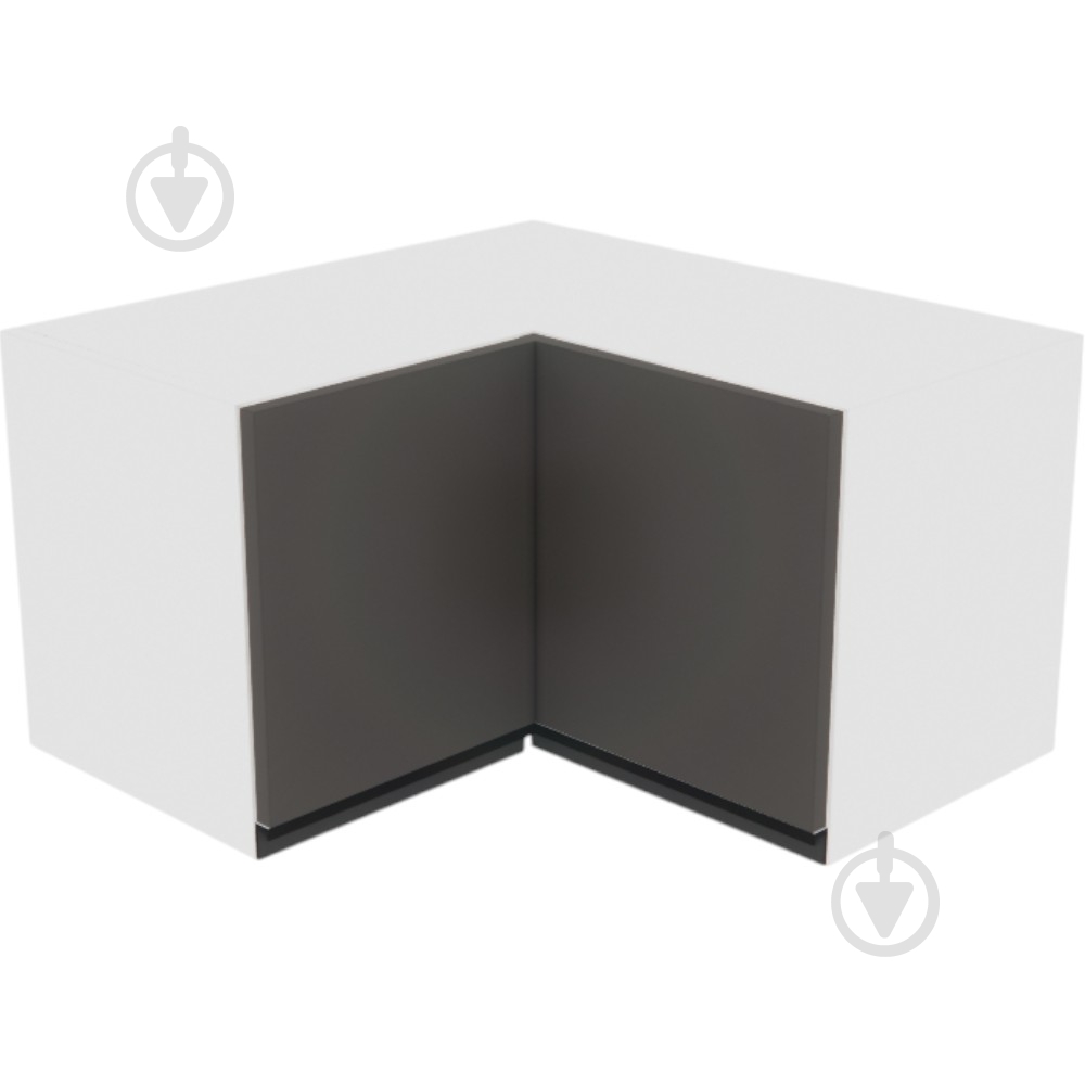 Шкаф Софи (А 60х60 прямой (320) левая) графит серый/белый Світ Меблів - фото 1
