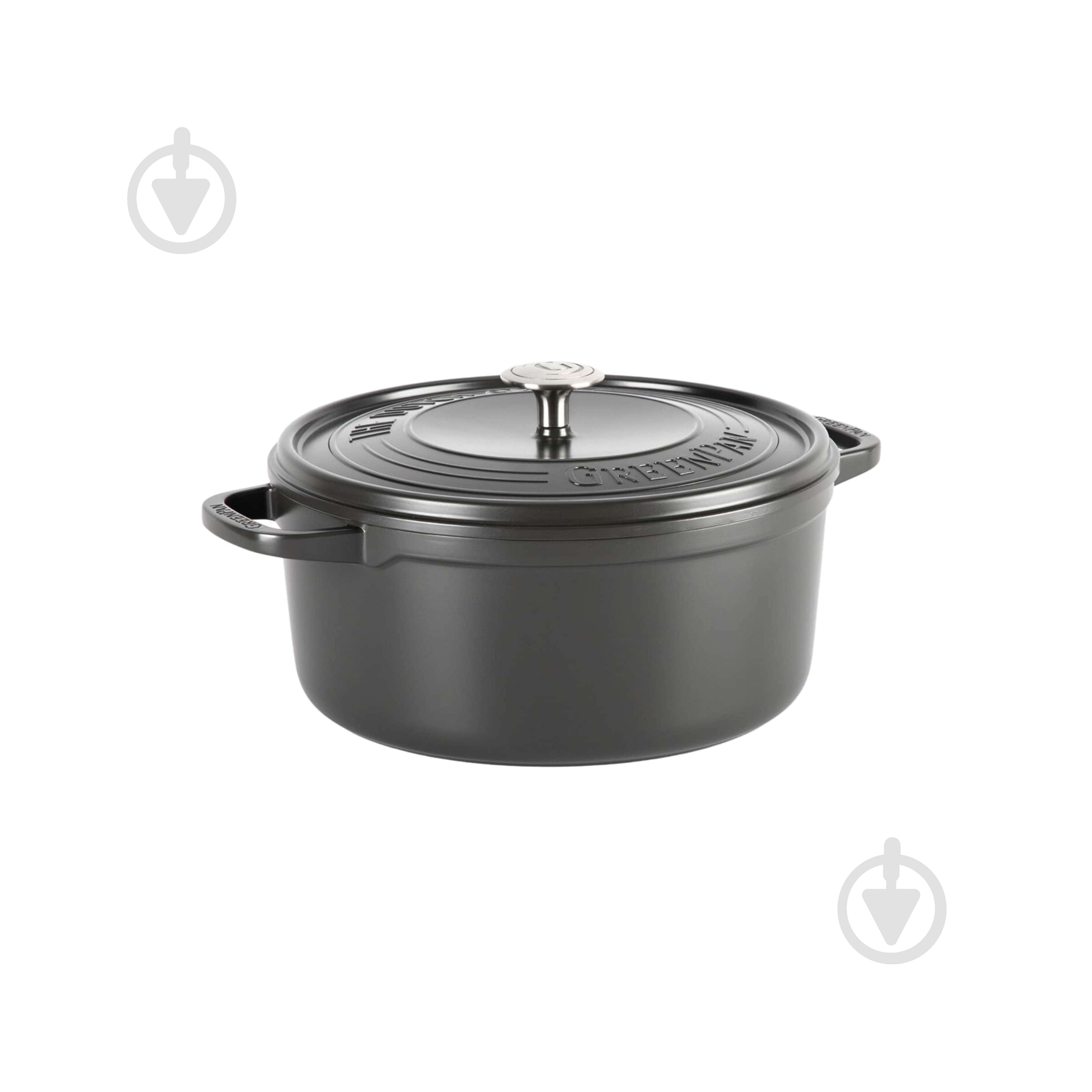 Кастрюля с крышкой GreenPan Featherweights, 28 см, 6,3 л черный (CC005057-001) - фото 1 Кастрюля с крышкой GreenPan Featherweights, 28 см, 6,3 л черный (CC005057-001) - фото 1