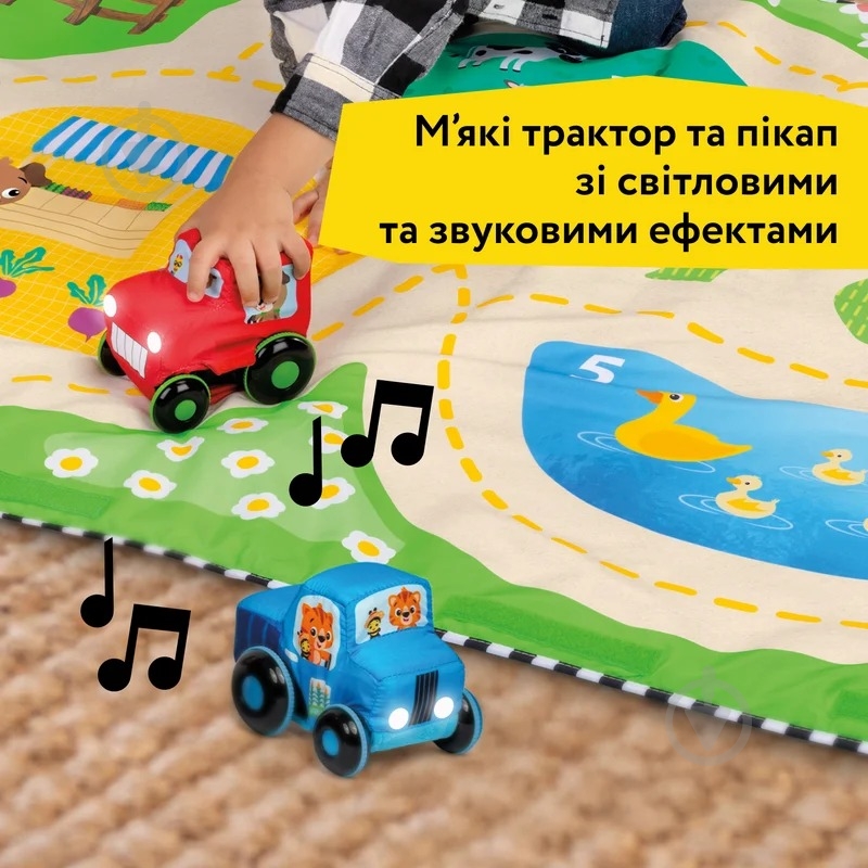 Развивающий коврик Baby Einstein Busy Barnyard 17327 - фото 5