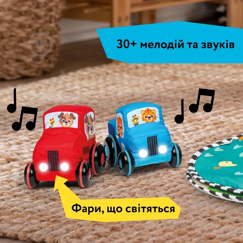Развивающий коврик Baby Einstein Busy Barnyard 17327 - фото 3