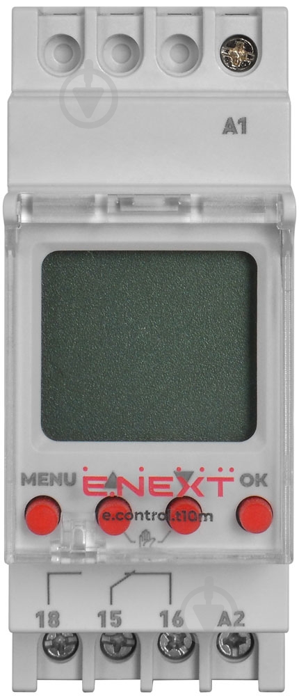 Таймер E.NEXT астрономический одноканальный e.control.t10m - фото 2