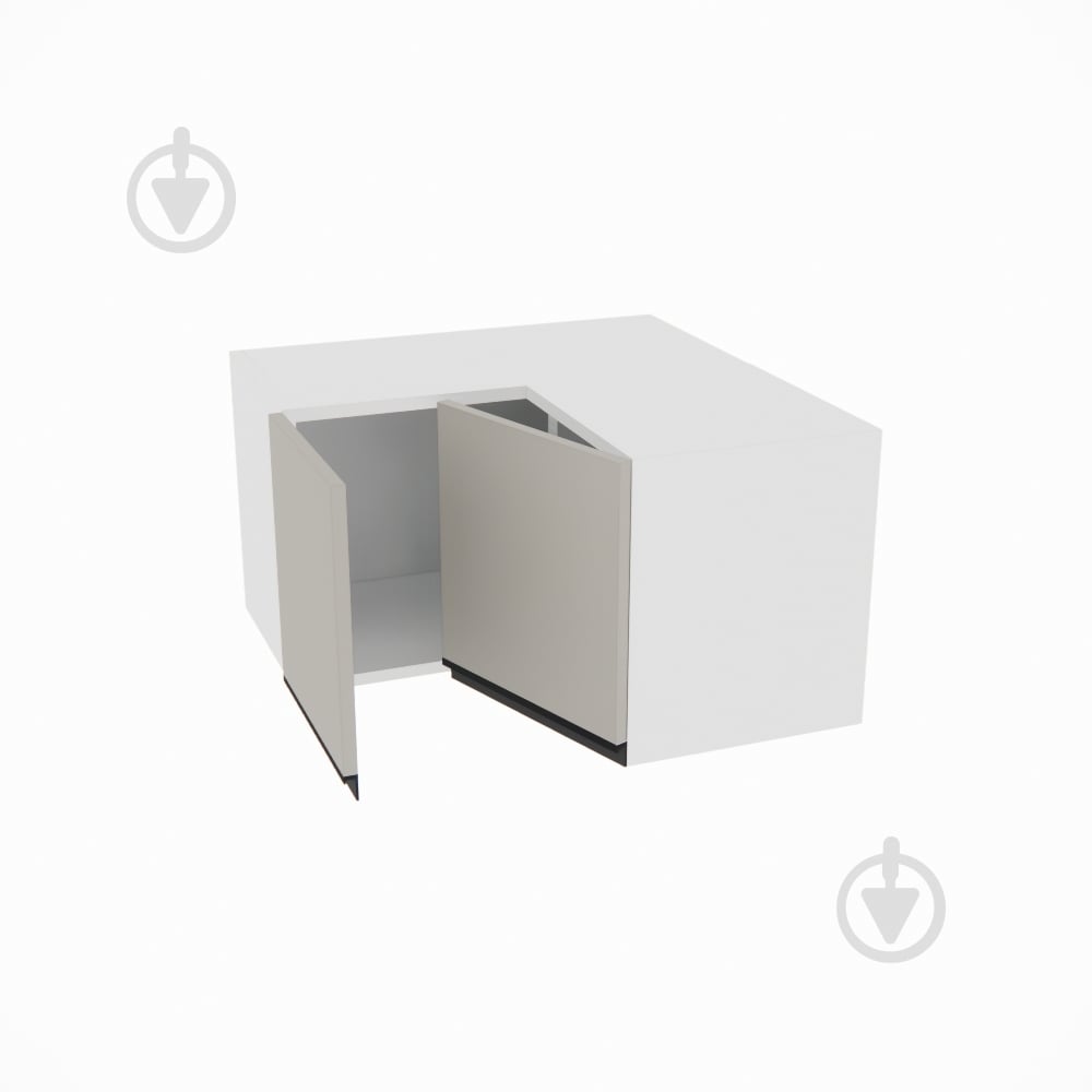 Шкаф Софи (А 60х60 прямой (320) левая) кашемир/белый Світ Меблів - фото 2 Шкаф Софи (А 60х60 прямой (320) левая) кашемир/белый Світ Меблів - фото 2