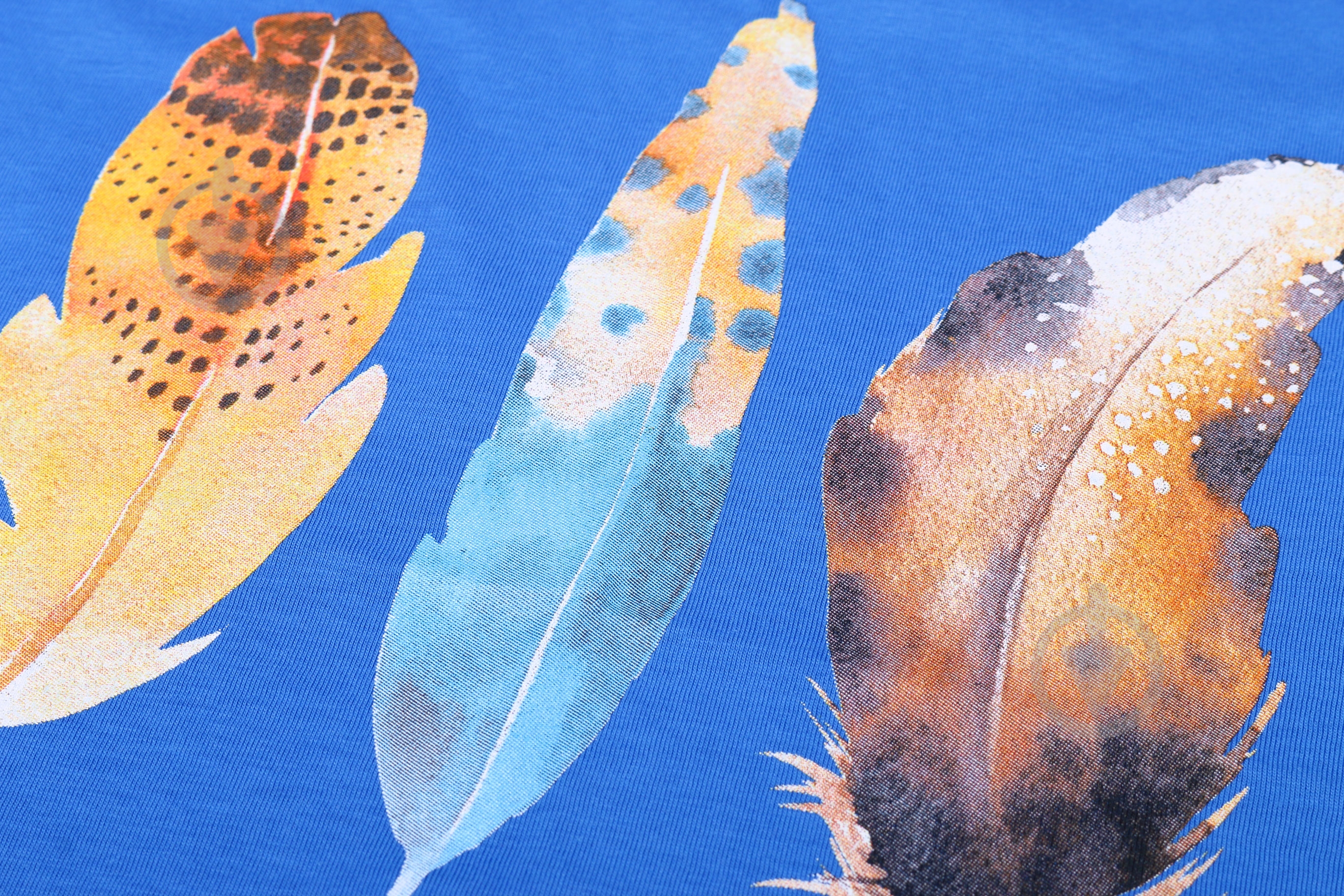 Футболка для хлопчиків Luna Kids Feather р.164 синій - фото 2