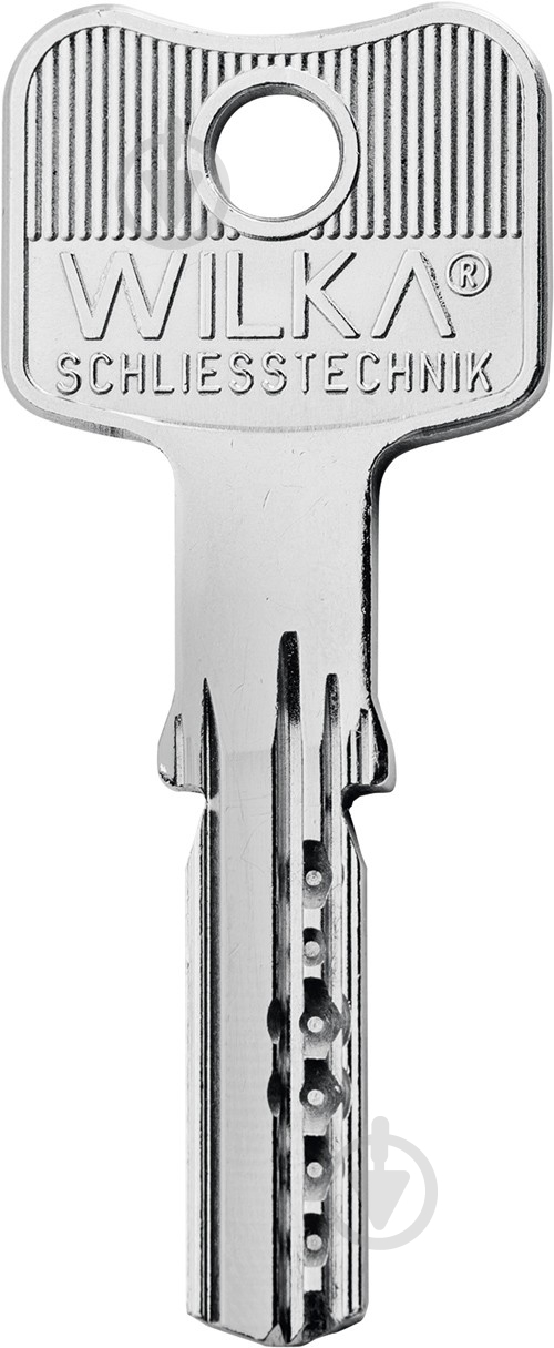 Цилиндр Wilka 40x30 ключ-вороток 70 мм сатин 3605 B - фото 2