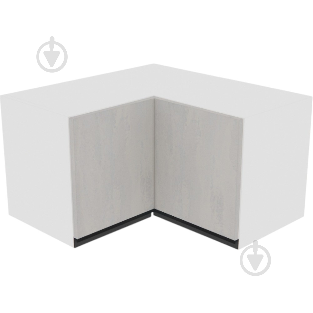 Шкаф Софи (А 60х60 прямой (320) правая) шелковый камень/белый Світ Меблів - фото 1