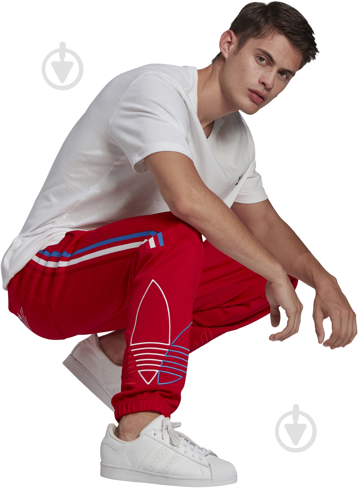Брюки Adidas FTO TP GN3557 р. L красный - фото 5