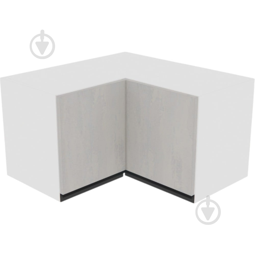 Шкаф Софи (А 60х60 прямой (320) левая) шелковый камень/белый Світ Меблів - фото 1 Шкаф Софи (А 60х60 прямой (320) левая) шелковый камень/белый Світ Меблів - фото 1