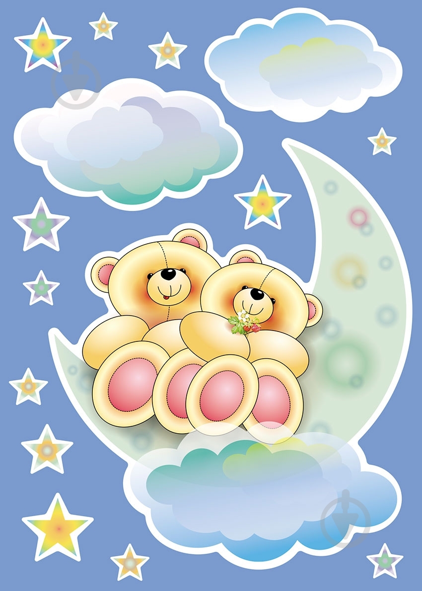 Декоративная наклейка Наш Декупаж Мишки 49x70 см - фото 1