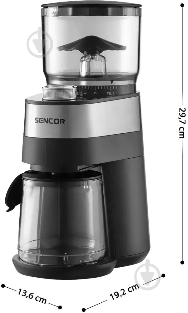 Кофемолка Sencor 5060BK - фото 4 Кофемолка Sencor 5060BK - фото 4