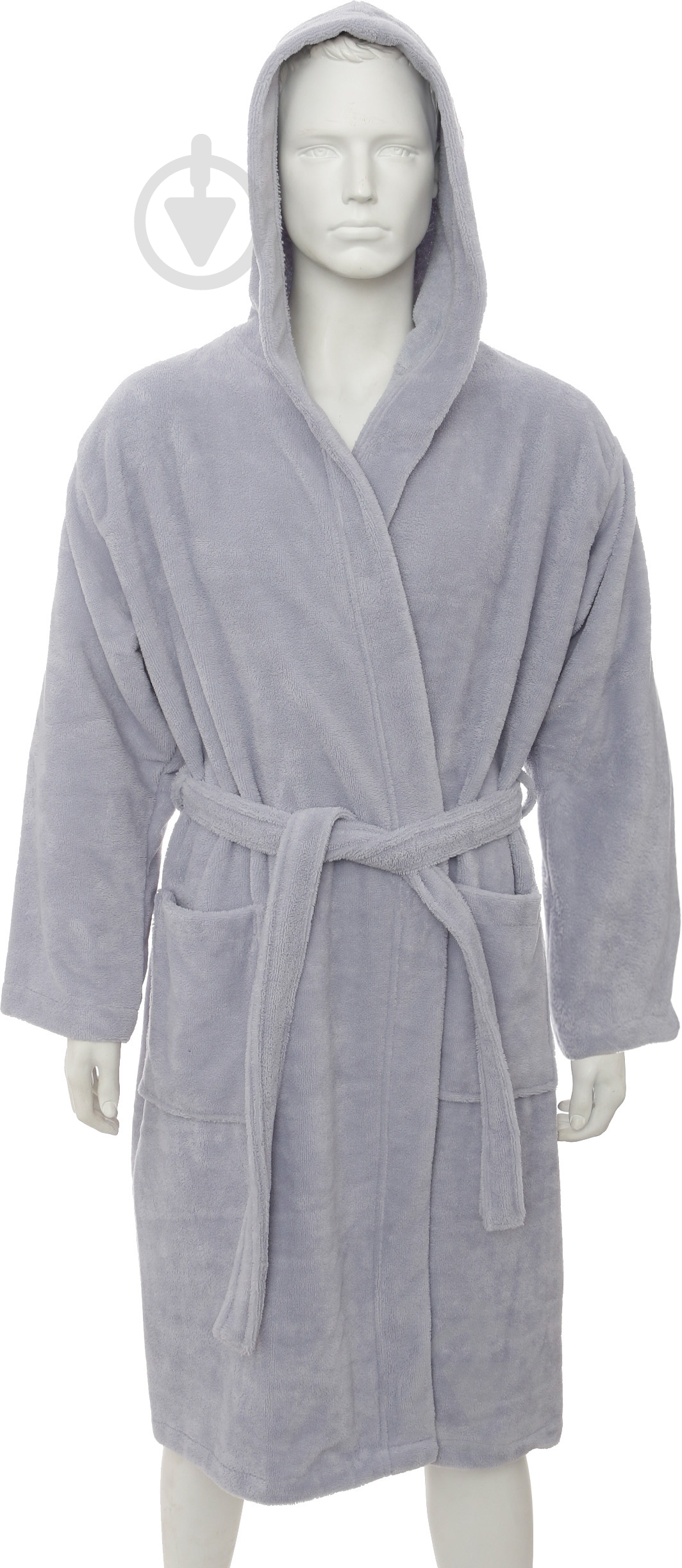 Халат Durutex р. M серый Hooded - фото 4 Халат Durutex р. M серый Hooded - фото 4
