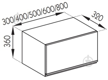 Шафа Софі (А 60 (320)) білий/білий Світ Меблів - фото 5 Шафа Софі (А 60 (320)) білий/білий Світ Меблів - фото 5