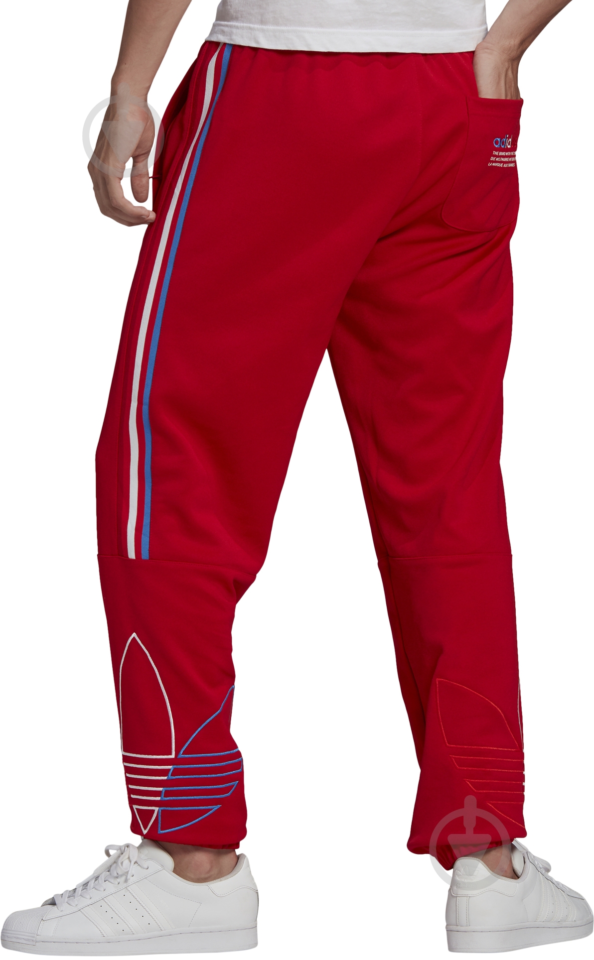 Брюки Adidas FTO TP GN3557 р. S красный - фото 4