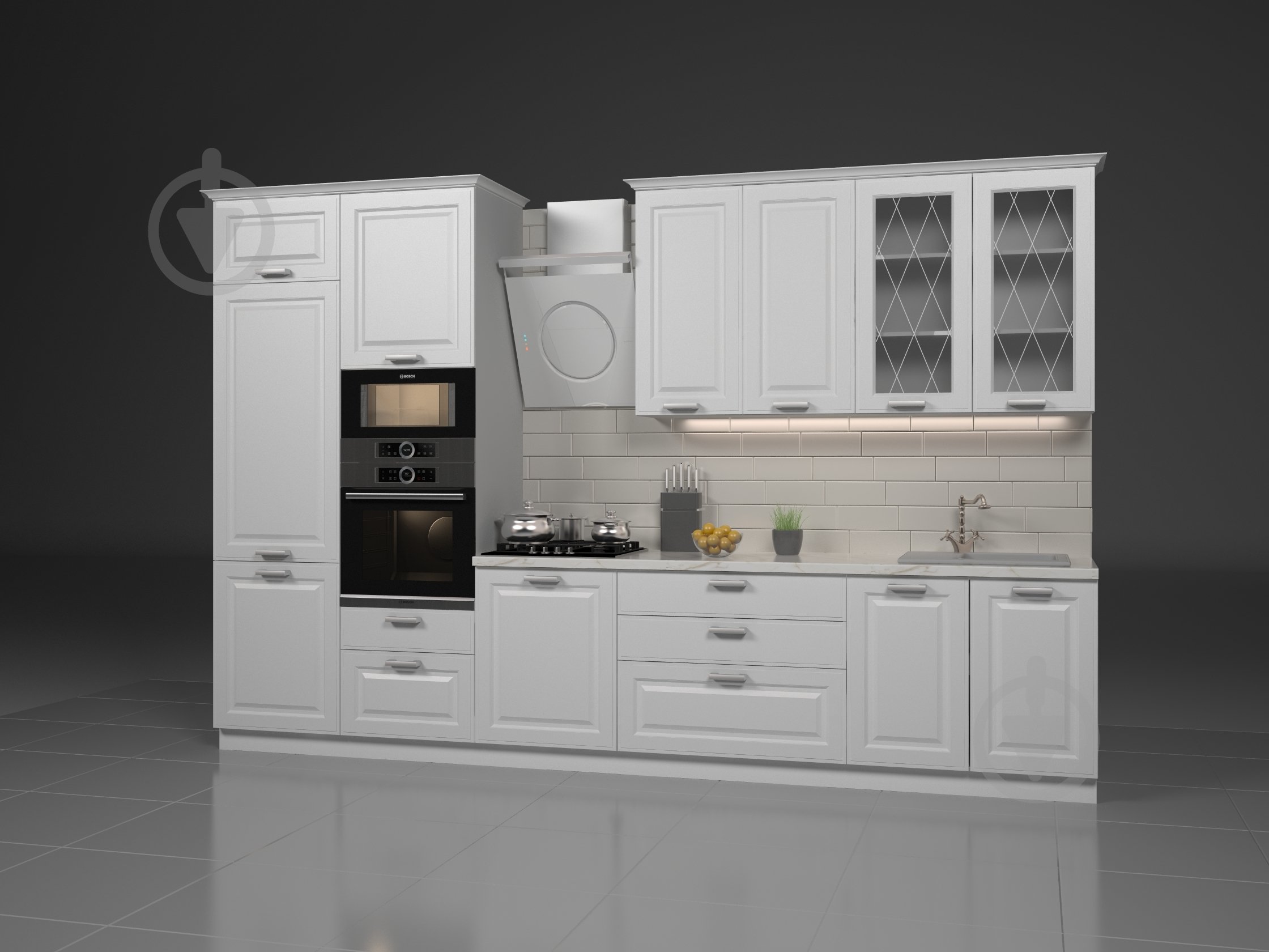 Кухня Лондон 2 МДФ 3,6 м - фото 1