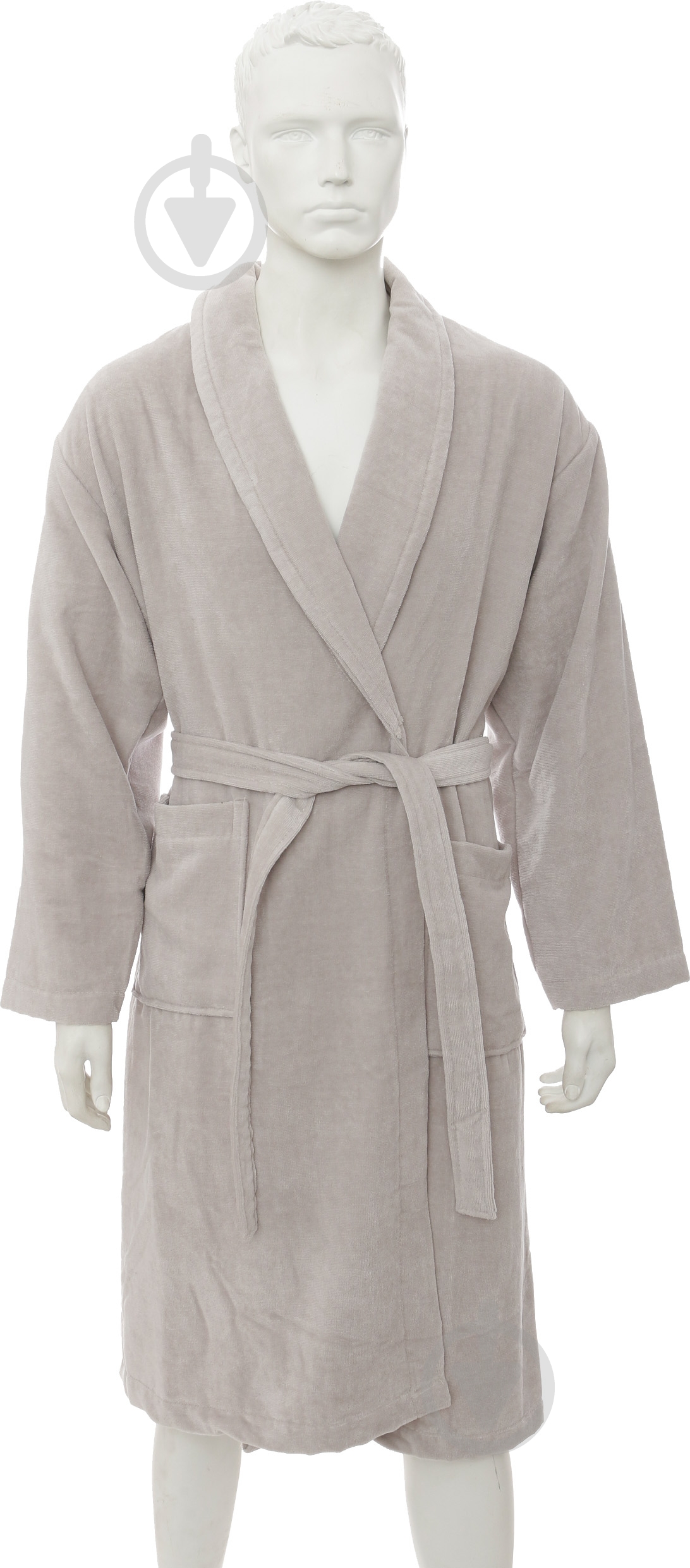 Халат Durutex р. L бежевый Shawl - фото 2