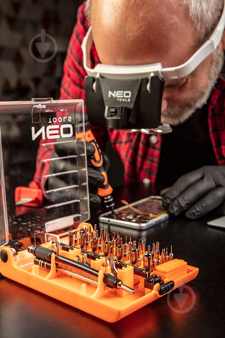 Лупа налобная NEO tools 06-130 - фото 5