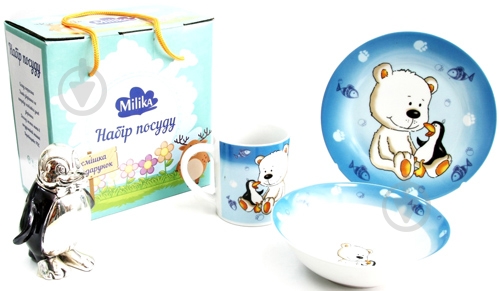 Набор детской посуды Umka 3 предмета M0690-TH5795 Milika - фото 1