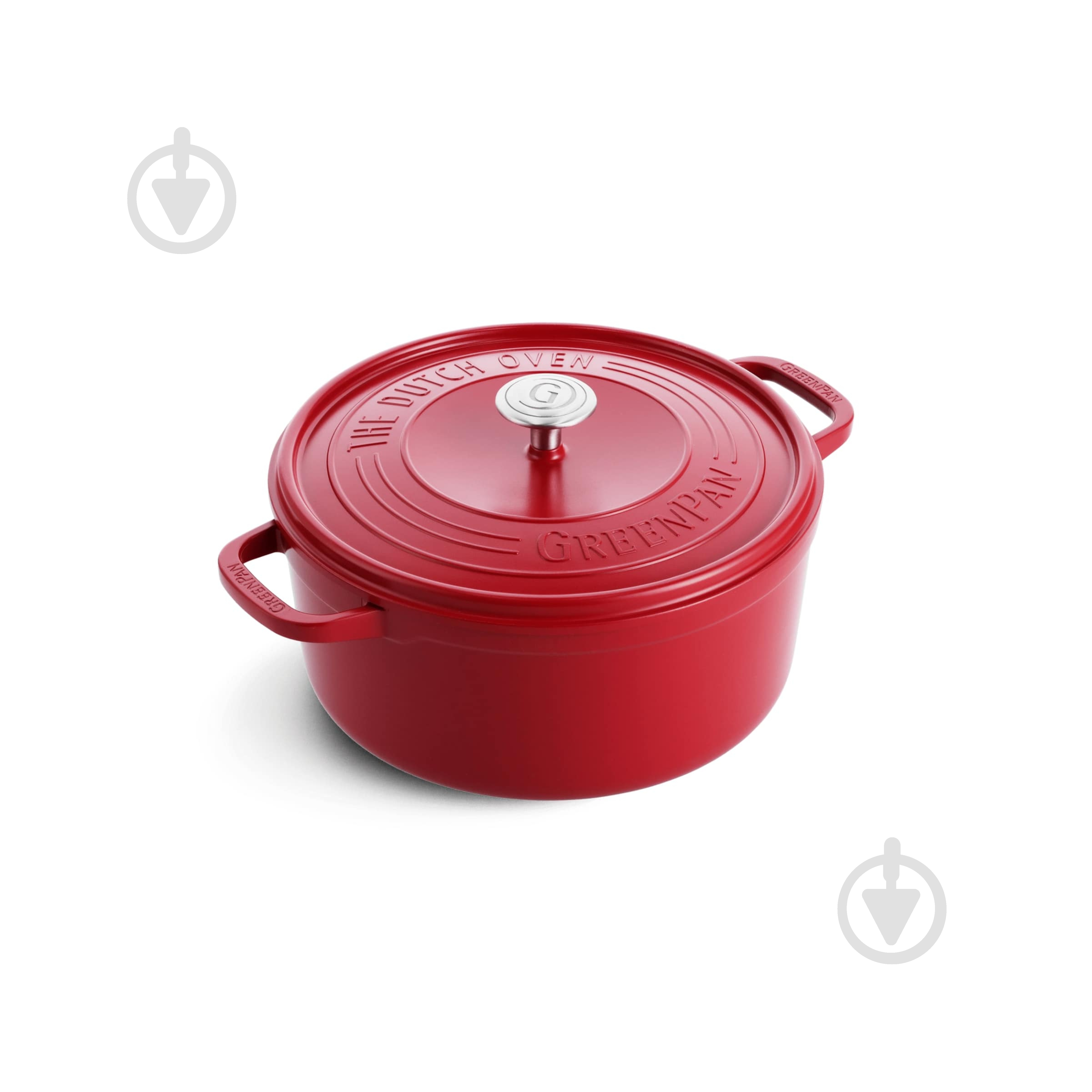 Кастрюля с крышкой GreenPan Featherweights 22 см 3,3 л красный (CC005432-001) - фото 1 Кастрюля с крышкой GreenPan Featherweights 22 см 3,3 л красный (CC005432-001) - фото 1