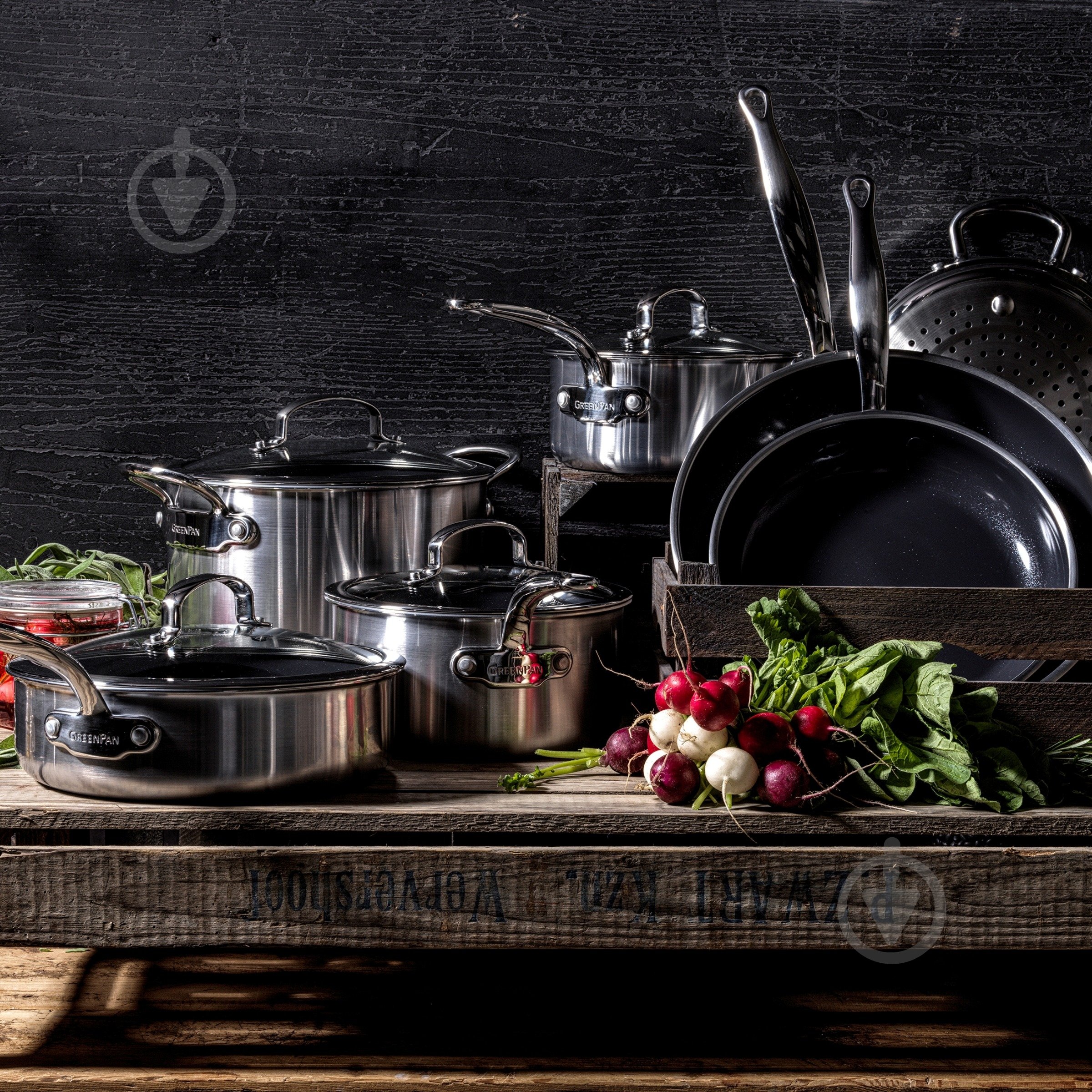 Набор ковшей GreenPan Premiere, 16/18/20 см, 1.6/2,1/3,1 л с керамическим покрытием (CC003822-001) - фото 8 Набор ковшей GreenPan Premiere, 16/18/20 см, 1.6/2,1/3,1 л с керамическим покрытием (CC003822-001) - фото 8