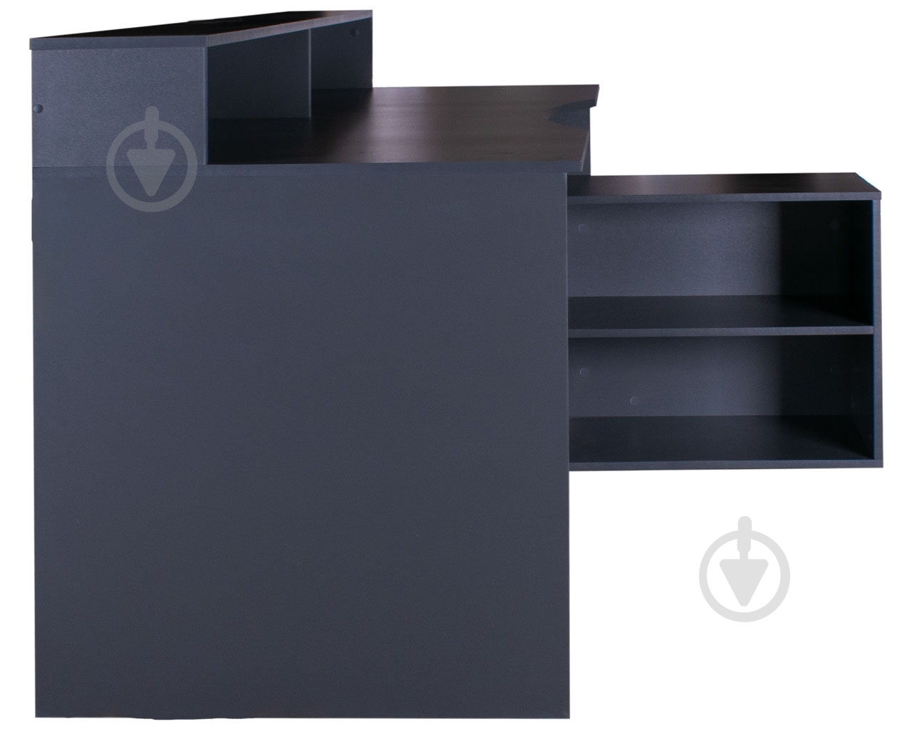 Стол письменный угловой Геймер 910х2000х720 мм антрацит/антрацит - фото 5