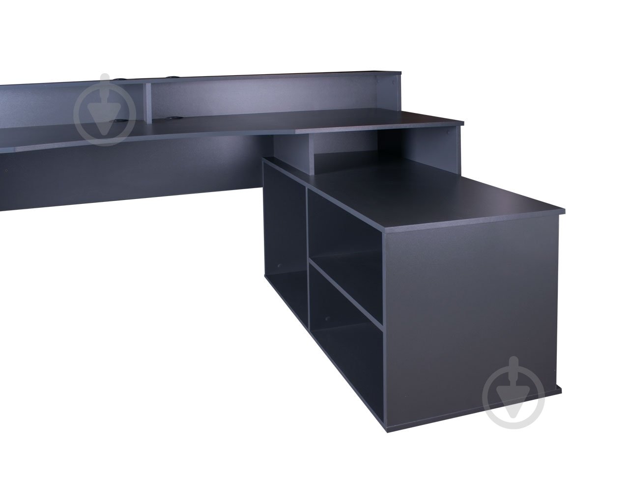 Стол письменный угловой Геймер 910х2000х720 мм антрацит/антрацит - фото 3
