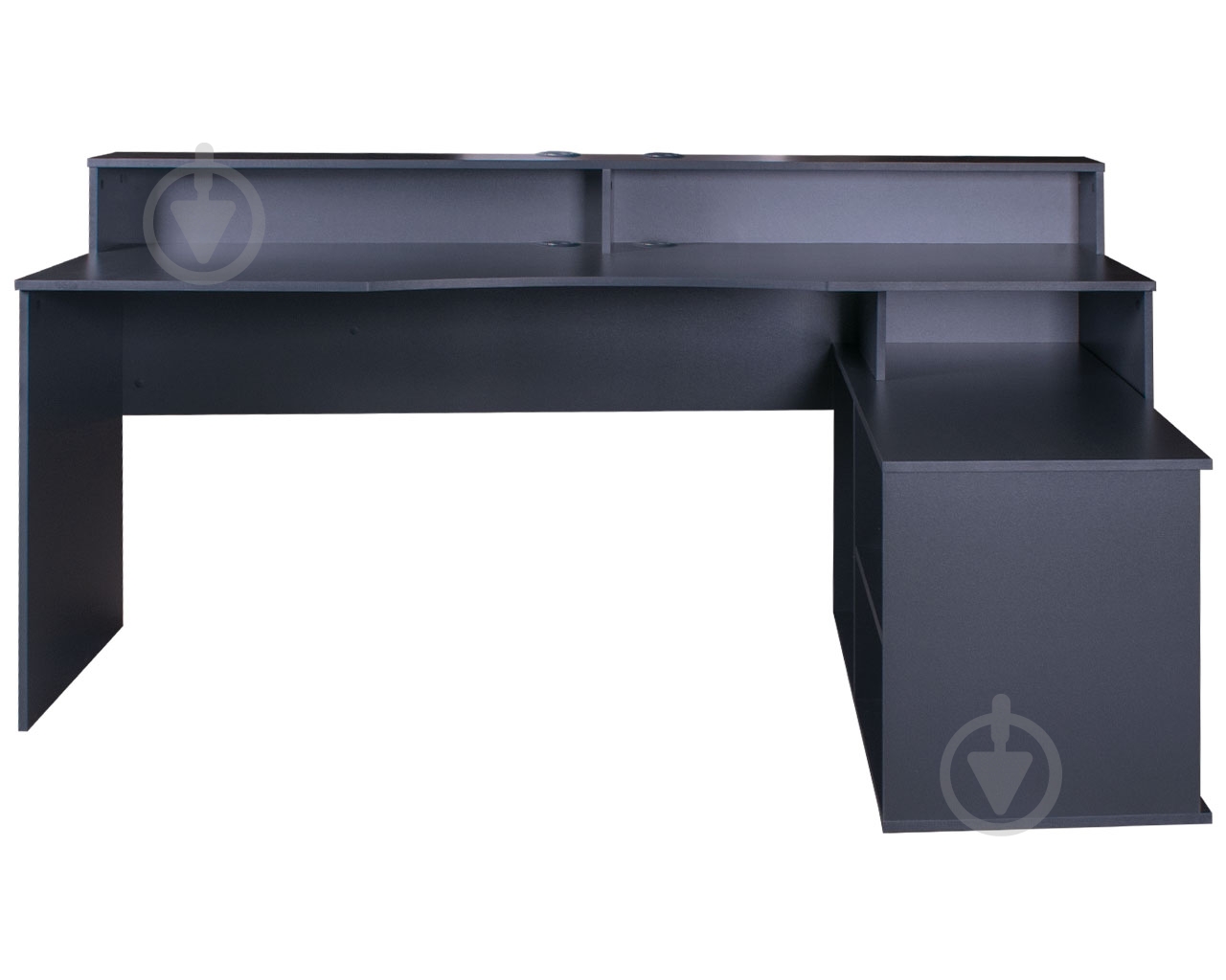 Стол письменный угловой Геймер 910х2000х720 мм антрацит/антрацит - фото 2