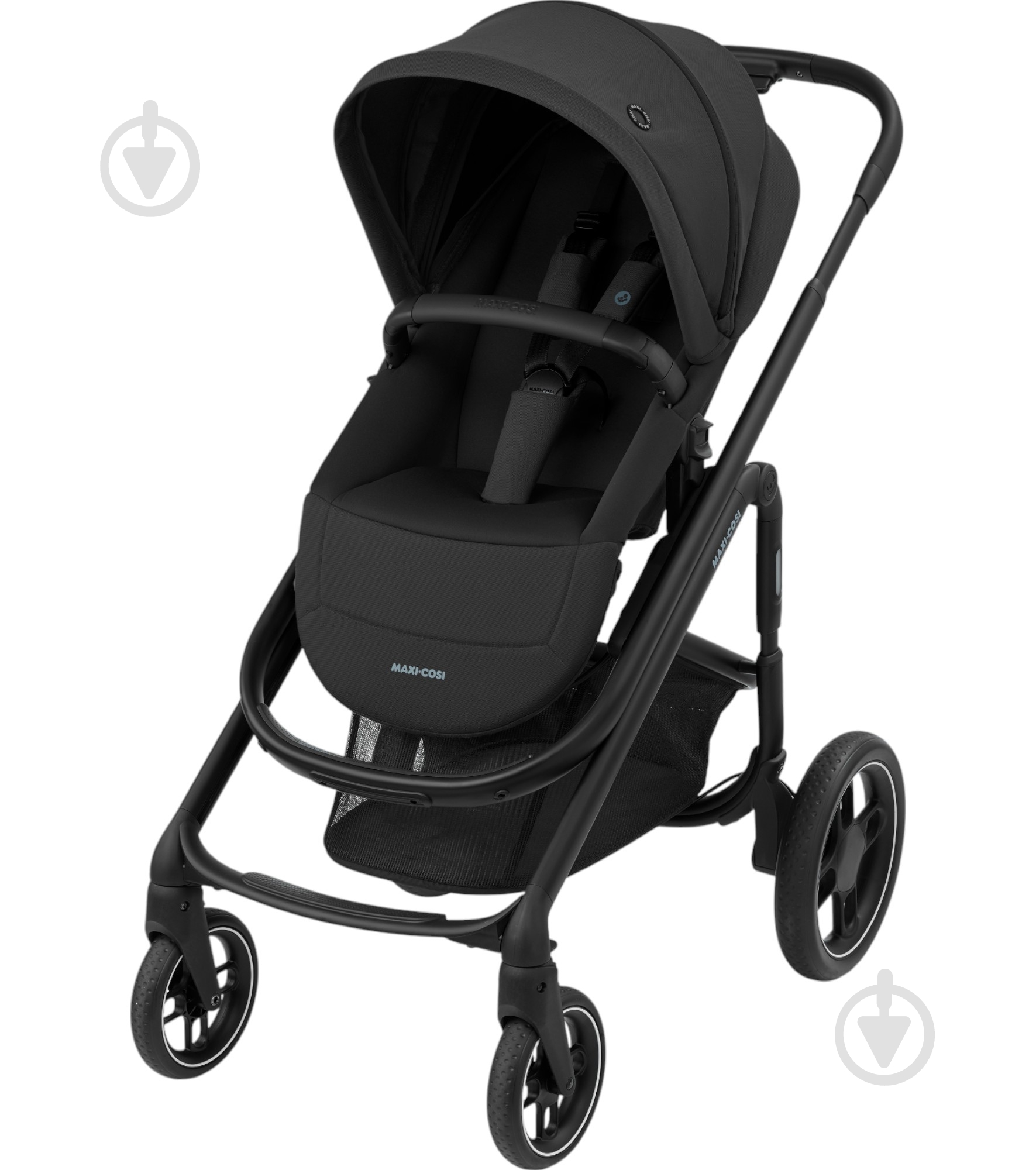 Коляска универсальная 2 в 1 Maxi-Cosi Plaza Plus Essential Black - фото 1