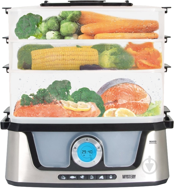 Пароварка Mystery MFS-1306 - фото 1