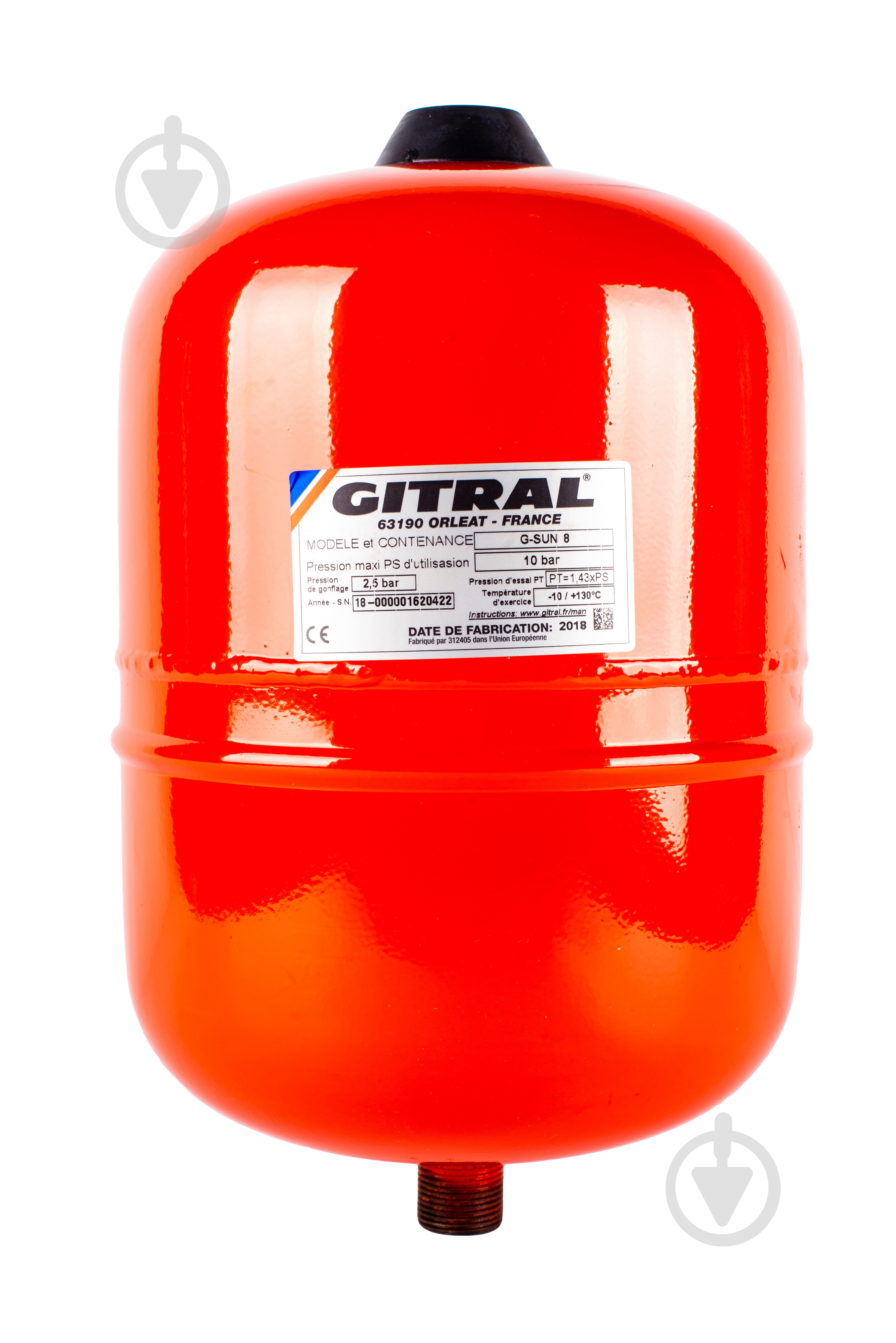 Бак расширительный Gitral G8 SUN 8 литров - фото 1