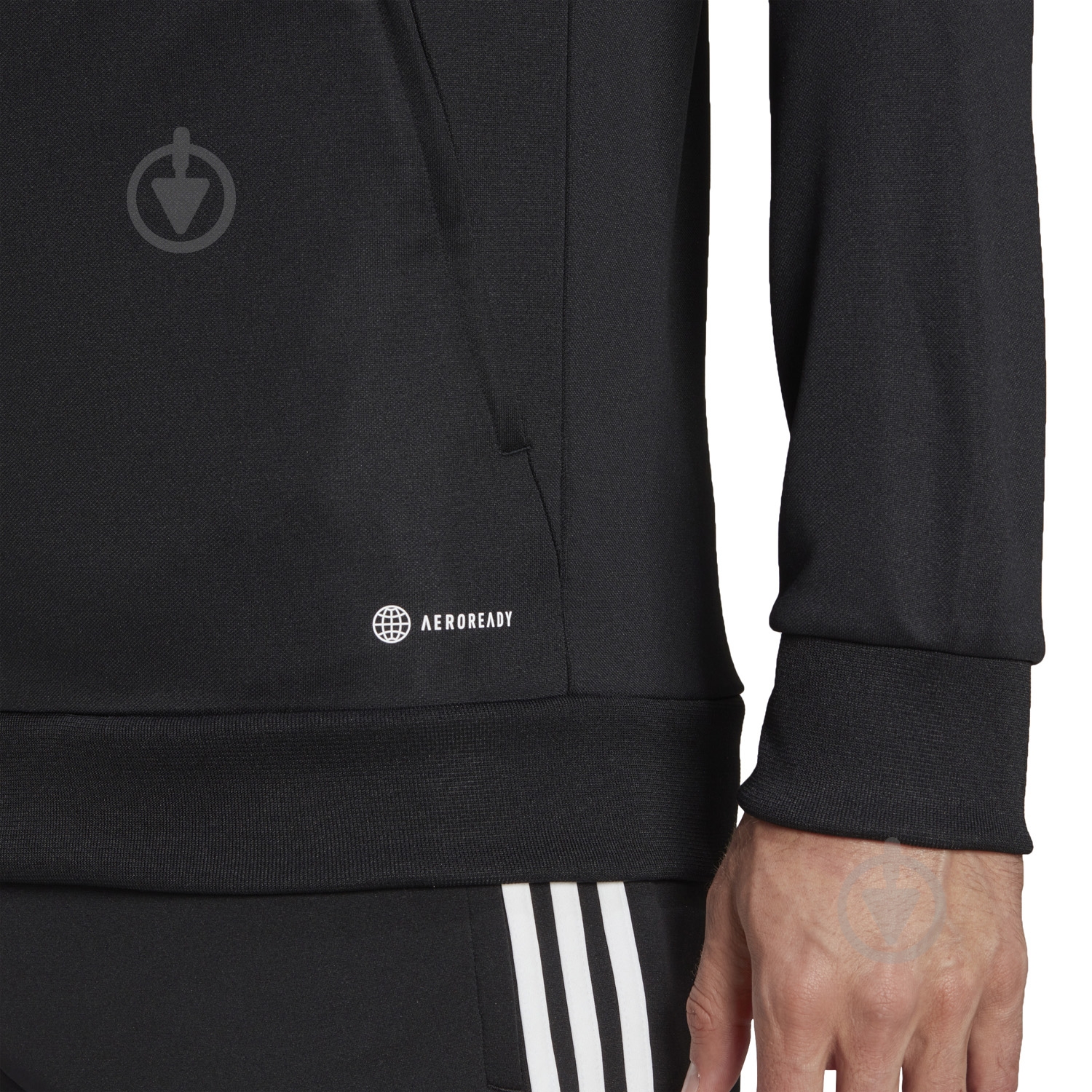 Джемпер Adidas HI3789 р.L черный - фото 2 Джемпер Adidas HI3789 р.L черный - фото 2