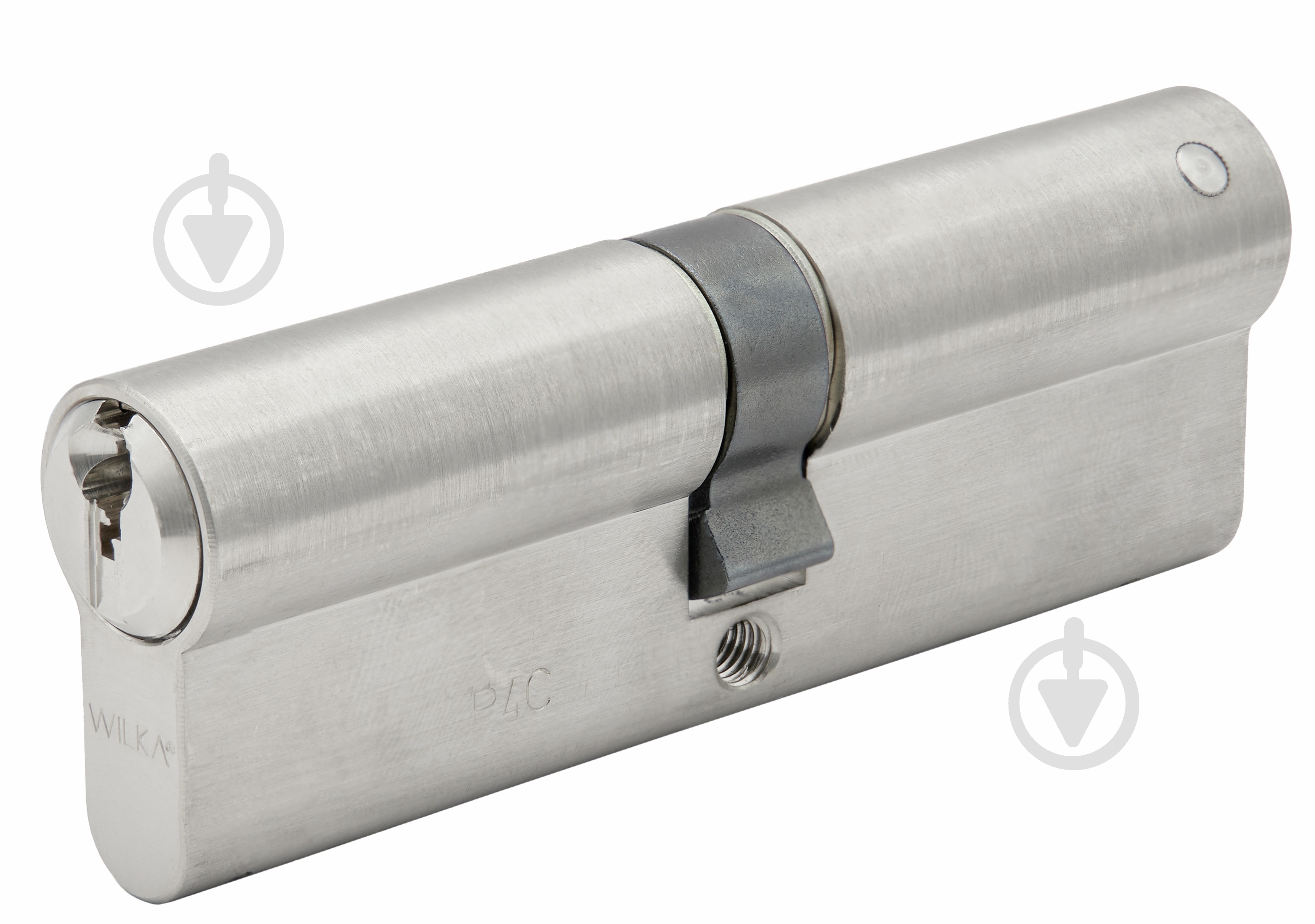 Цилиндр Wilka 30x70 ключ-ключ 100 мм никель 1400 А - фото 1 Цилиндр Wilka 30x70 ключ-ключ 100 мм никель 1400 А - фото 1
