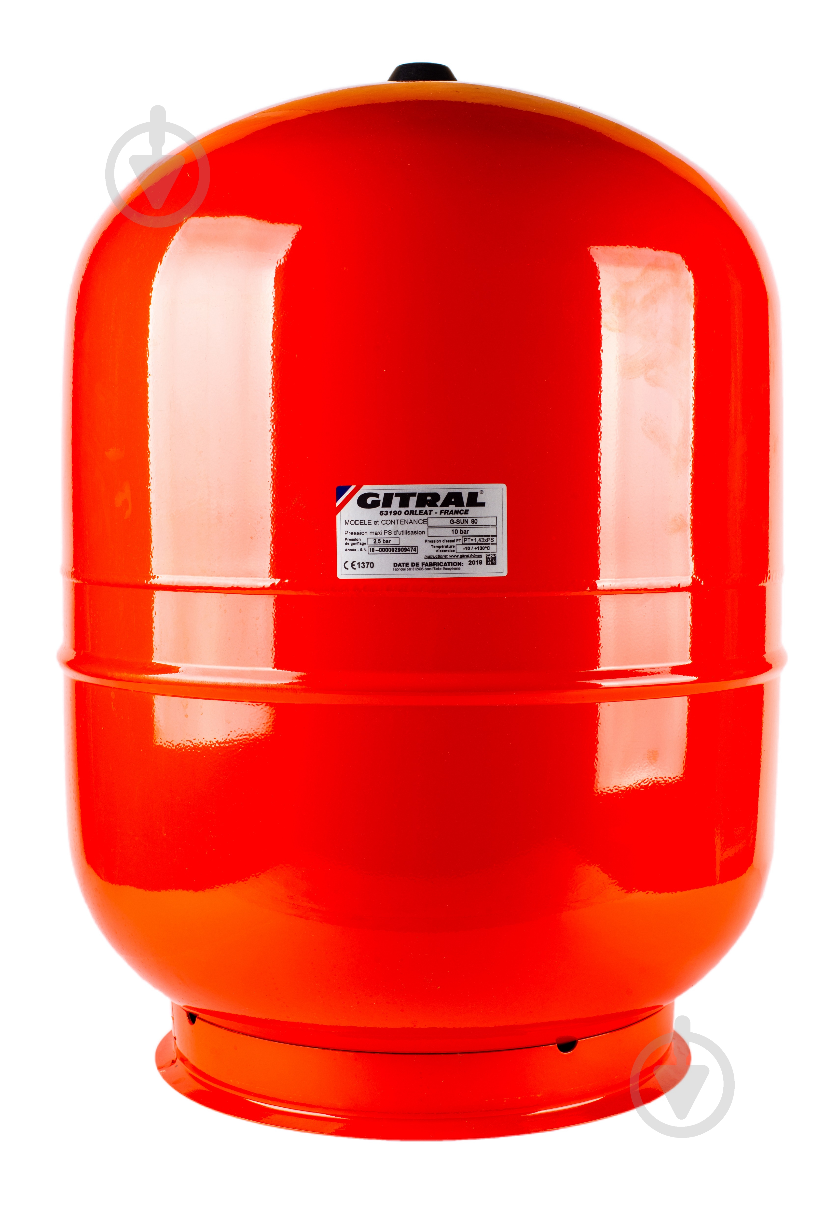 Бак расширительный Gitral G80 SUN 80 літрів - фото 1 Бак расширительный Gitral G80 SUN 80 літрів - фото 1