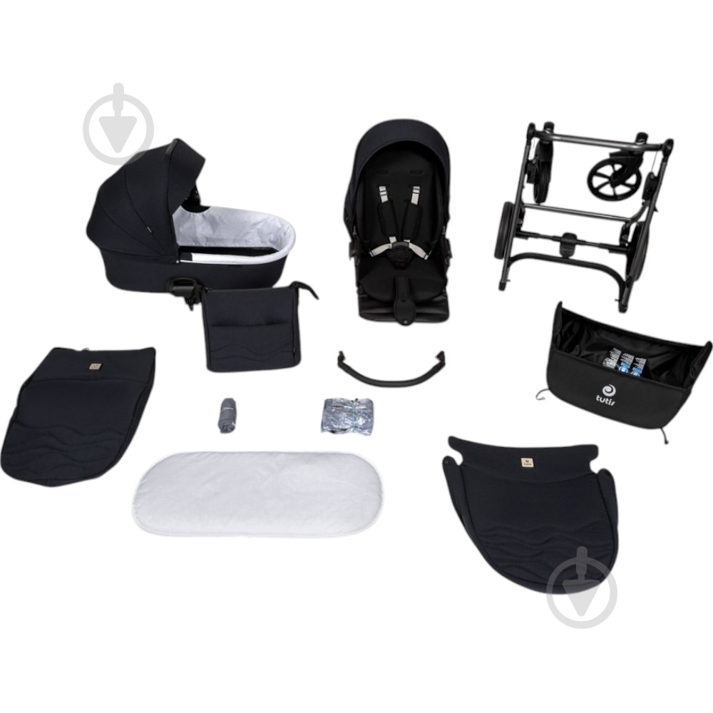 Коляска универсальная TUTIS Leo Black (1222020) - фото 11