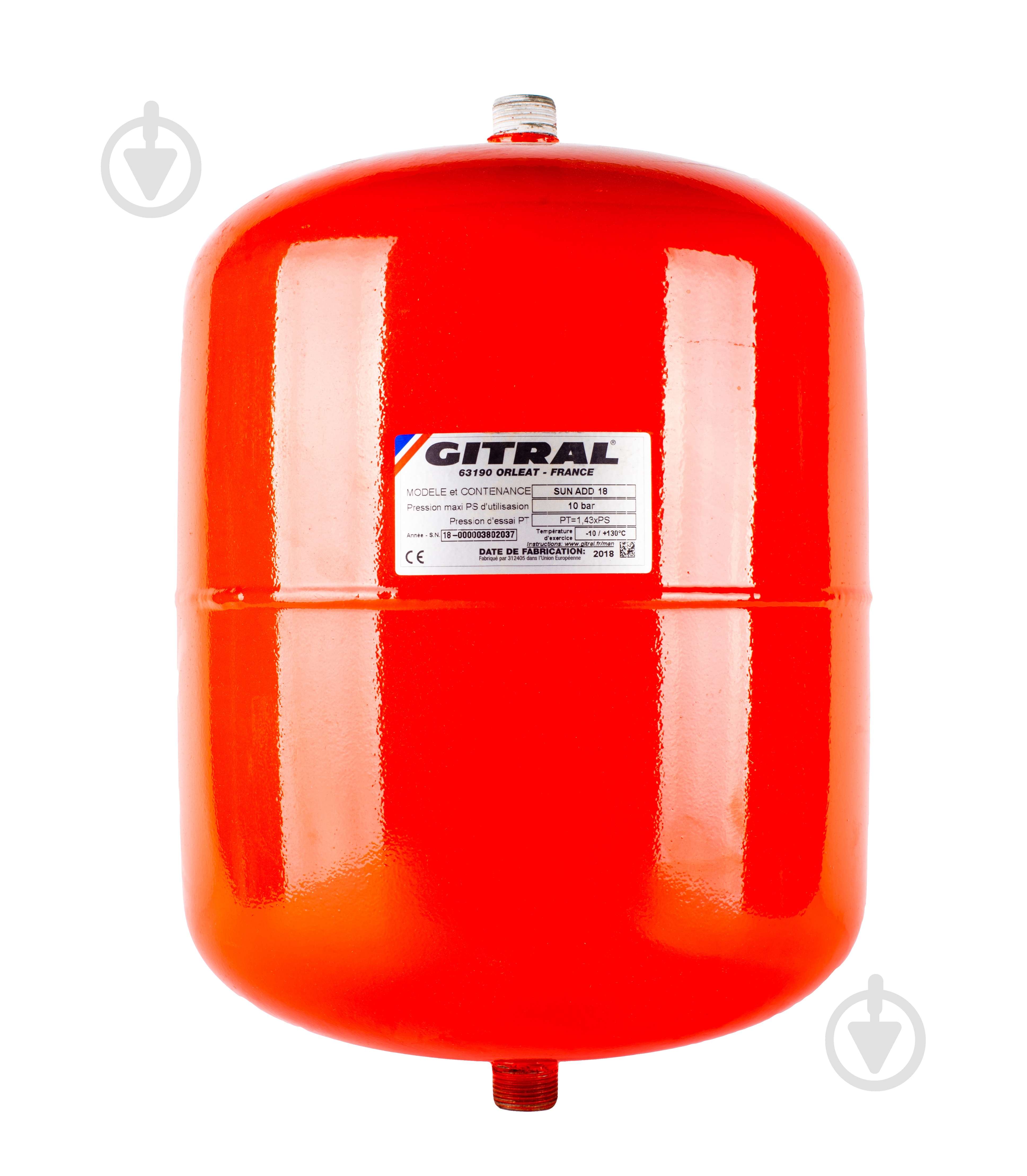 Бак мембранный Gitral G18 SUN ADD 18 литров - фото 1