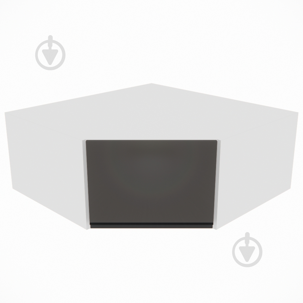 Шафа Софі (А 90х90 права) графіт сірий/білий Світ Меблів - фото 1